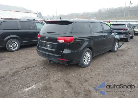 2017 Kia Sedona Lx из США, поврежденный, VIN KNDMB5C19H6324134